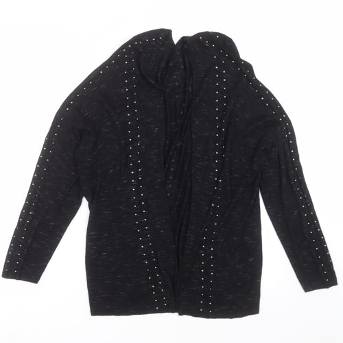 Marks and Spencer Womens Black   Cardigan Jumper Size 16