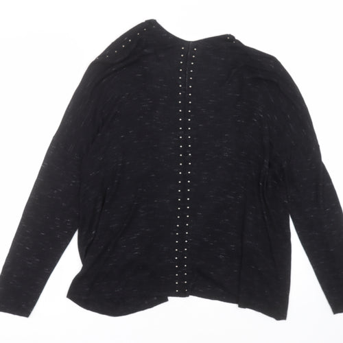Marks and Spencer Womens Black   Cardigan Jumper Size 16