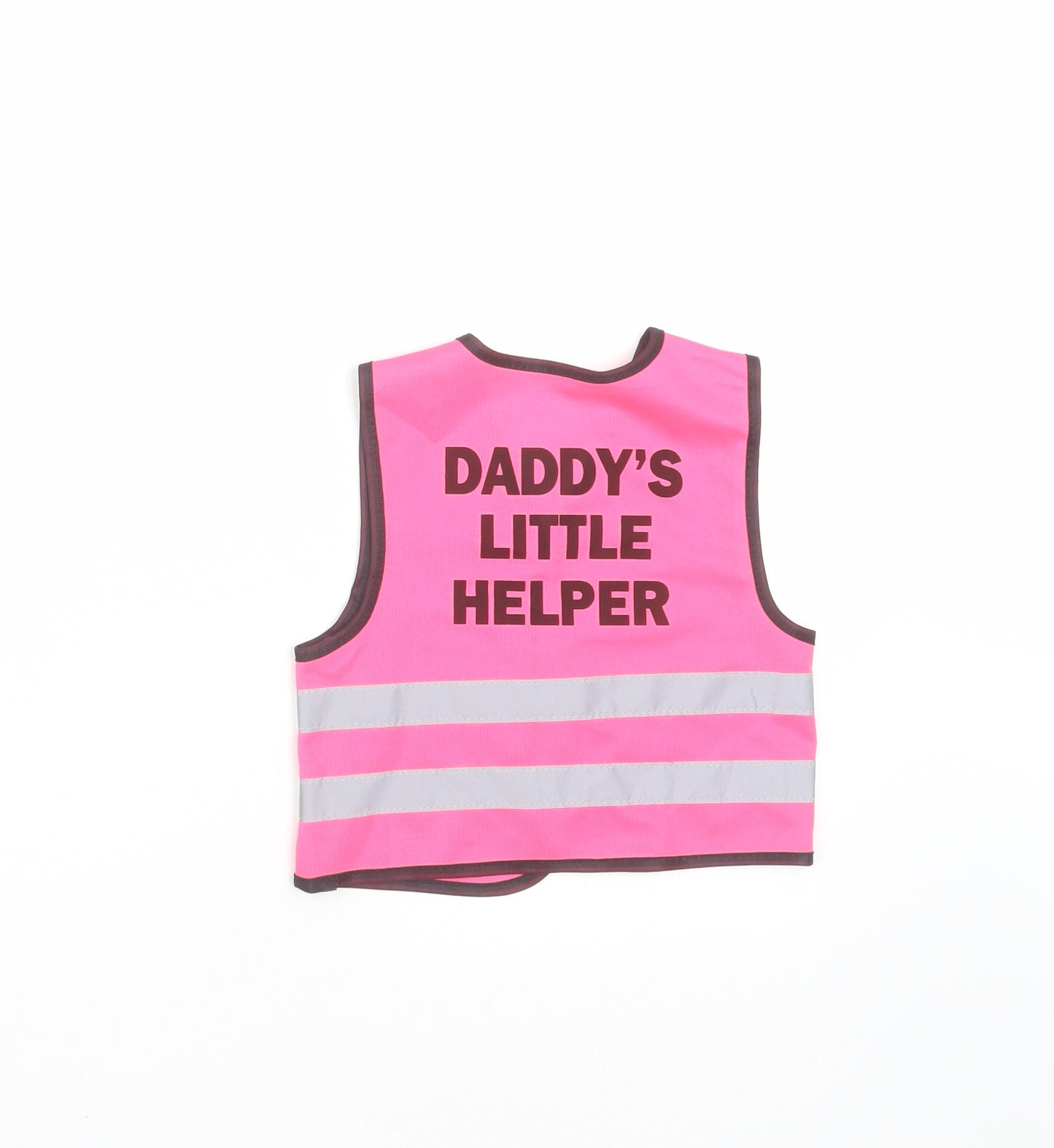 my little hi-vis Girls Pink   Gilet Jacket Size 12-18 Months  - hi vis 1-2 years