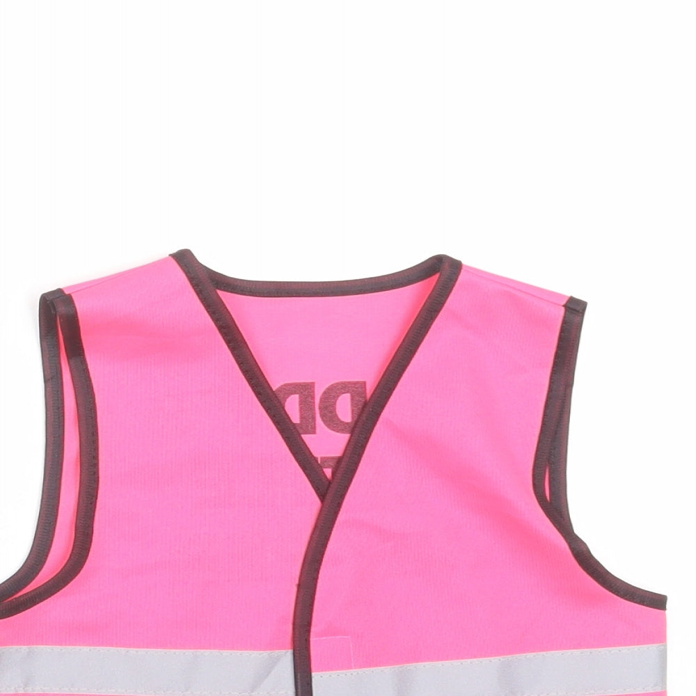my little hi-vis Girls Pink   Gilet Jacket Size 12-18 Months  - hi vis 1-2 years