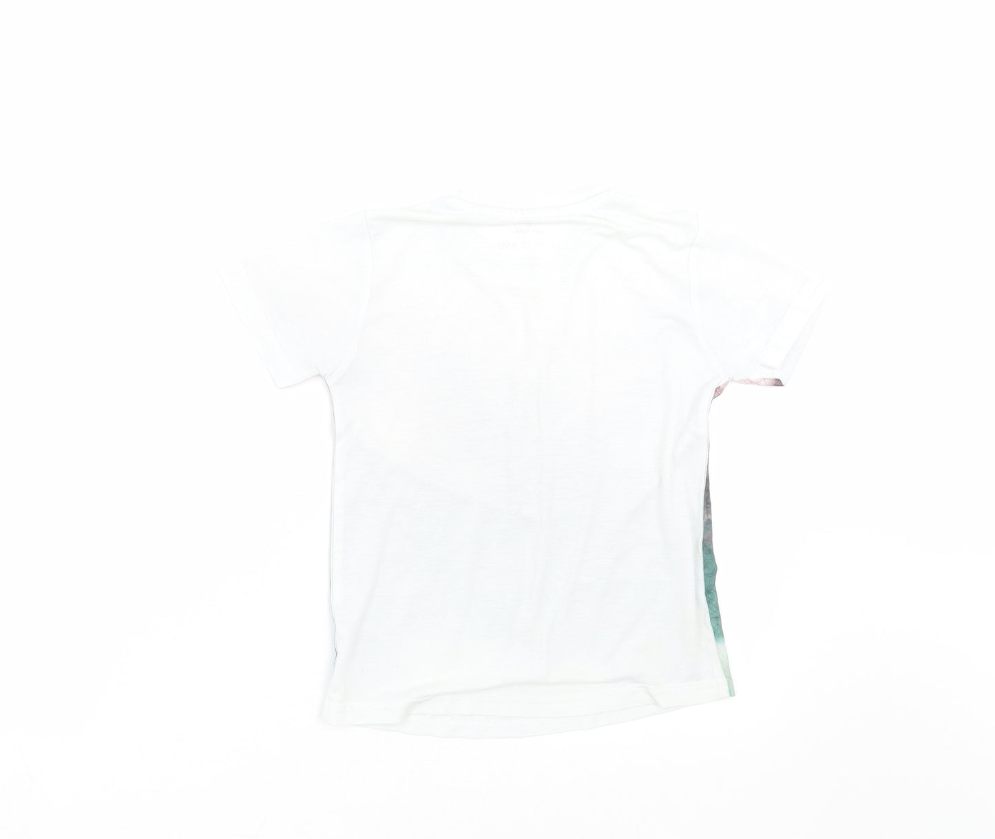 River Island Boys White   Basic T-Shirt Size 5-6 Years