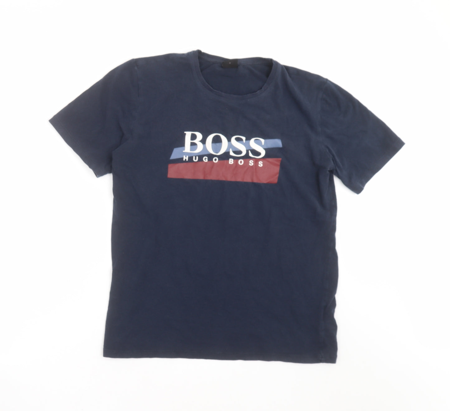 HUGO BOSS Mens Blue    T-Shirt Size S