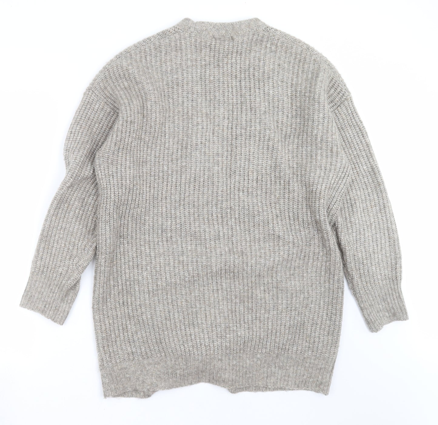 F&F Womens Beige  Knit Cardigan Jumper Size L