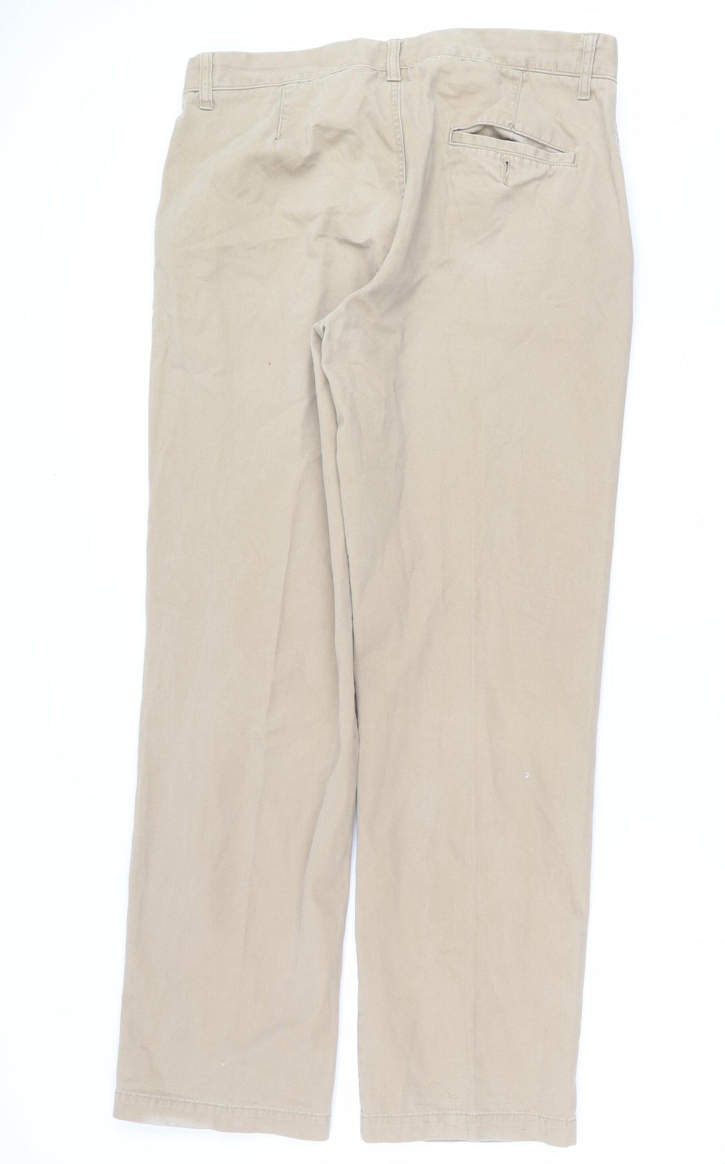 George Mens Beige   Chino Trousers Size 36 in L31 in
