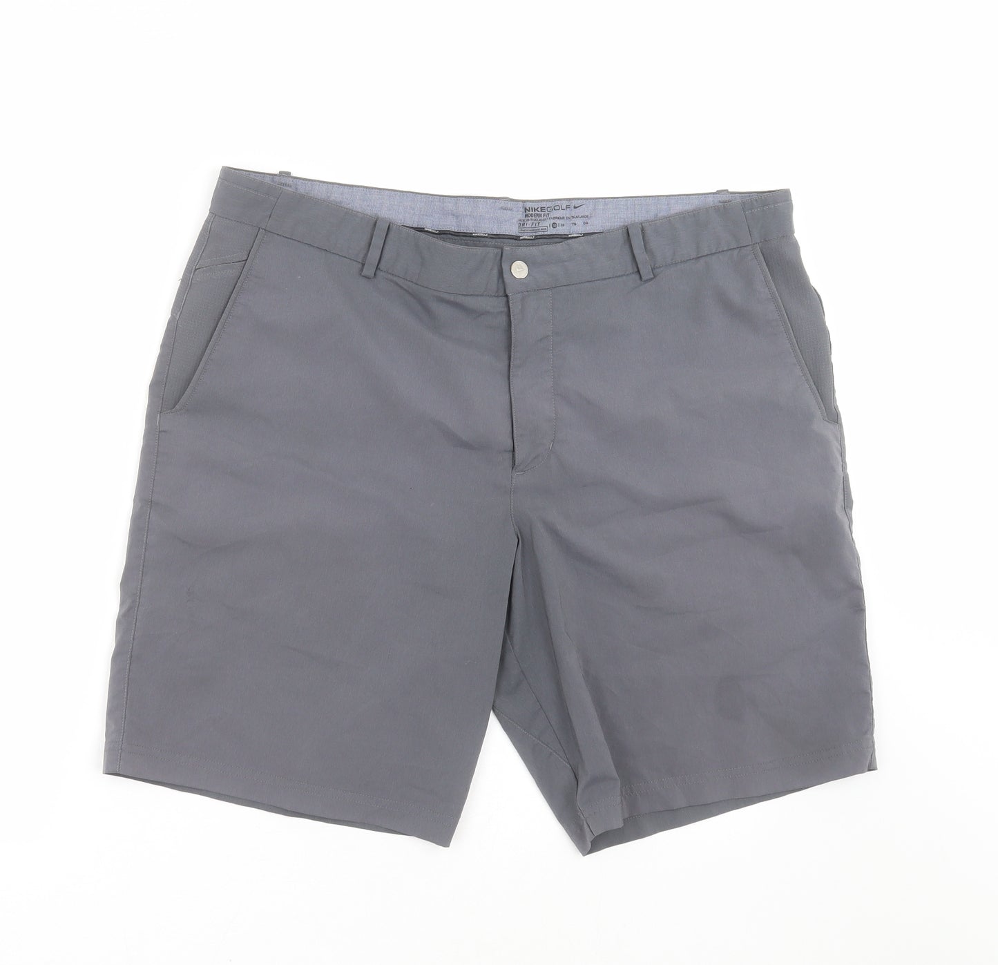 Nike Mens Grey   Athletic Shorts Size 38 in - golf