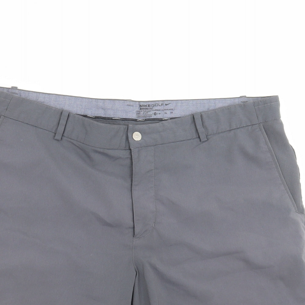 Nike Mens Grey   Athletic Shorts Size 38 in - golf
