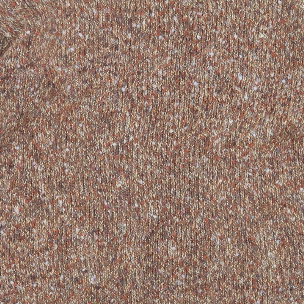 Indigo Collection Womens Brown  Knit Pullover Jumper Size 18