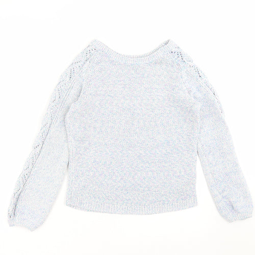 Marks and Spencer Womens Blue  Knit Pullover Jumper Size 12