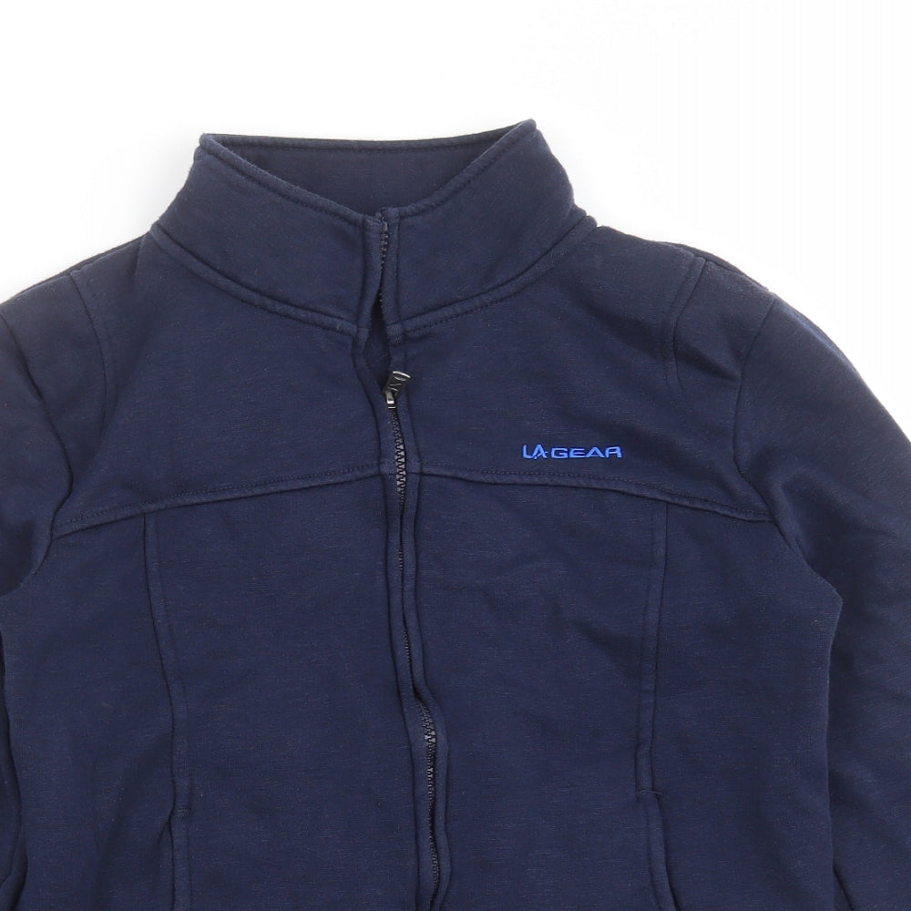 LA Gear Womens Blue   Full Zip Sweatshirt Size 8