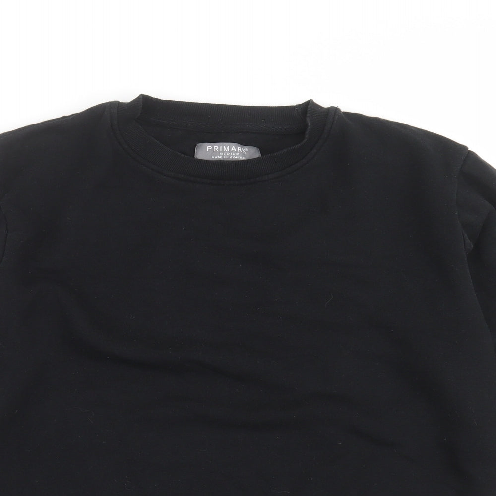 Primark Mens Black   Pullover Sweatshirt Size M