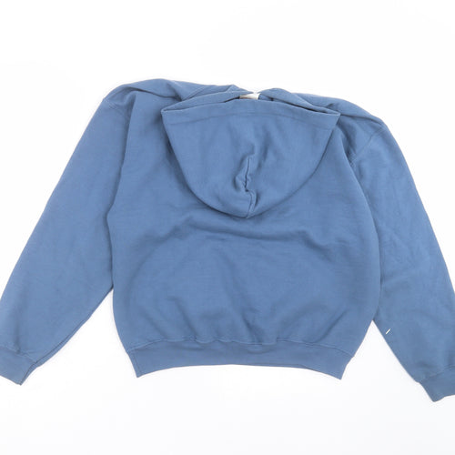 Gildan Womens Blue   Pullover Hoodie Size M  - candy wrapper