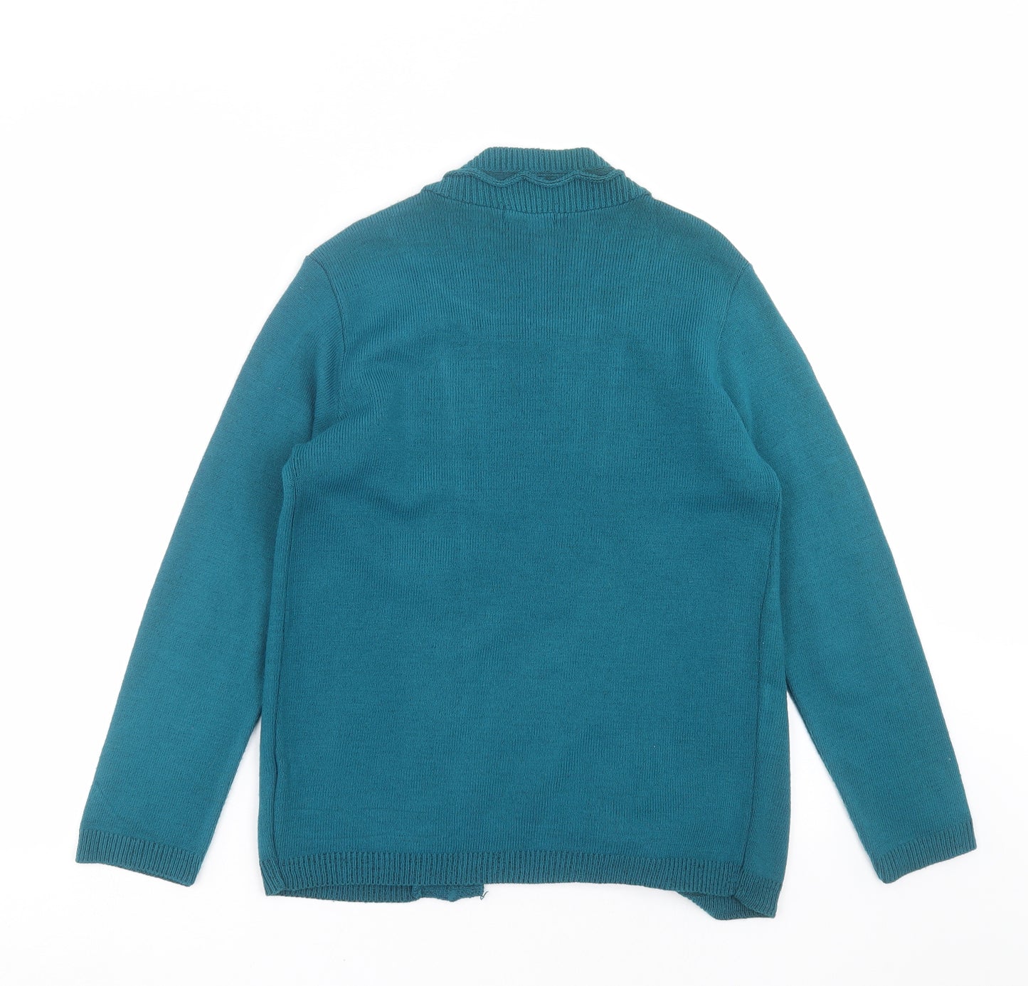 sarah hamilton Womens Green Striped Knit Pullover Jumper Size M