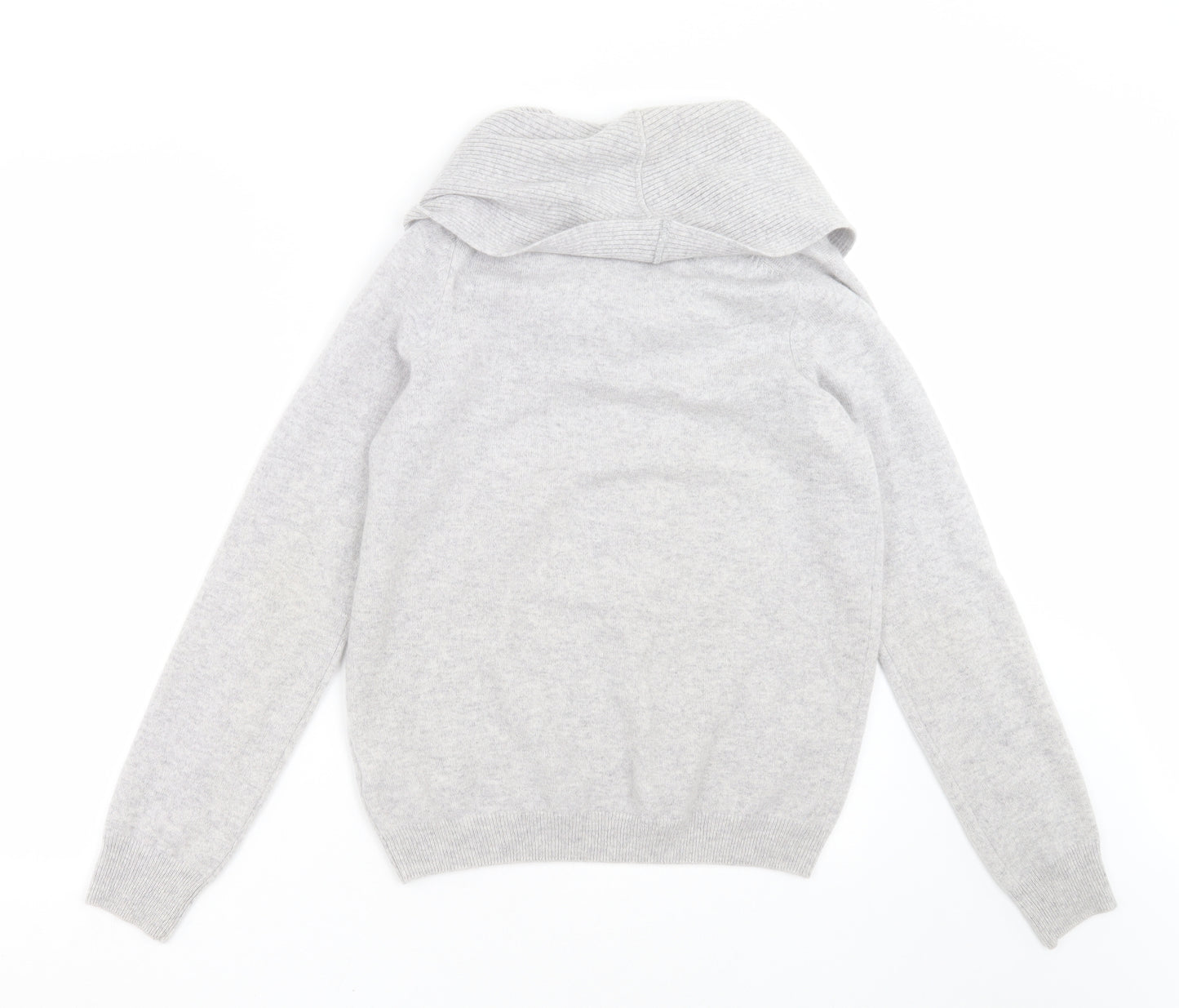 Marks and Spencer Womens Grey  Knit Pullover Jumper Size 14