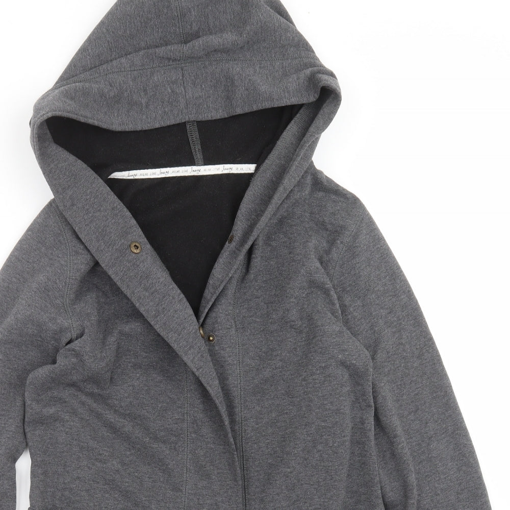 Avon Womens Grey   Cardigan Hoodie Size 10  - loungewear hoodie