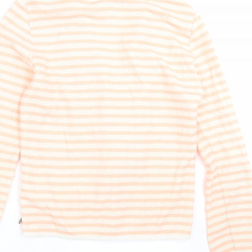 Maison Scotch Womens Beige Striped  Cardigan Jumper Size M