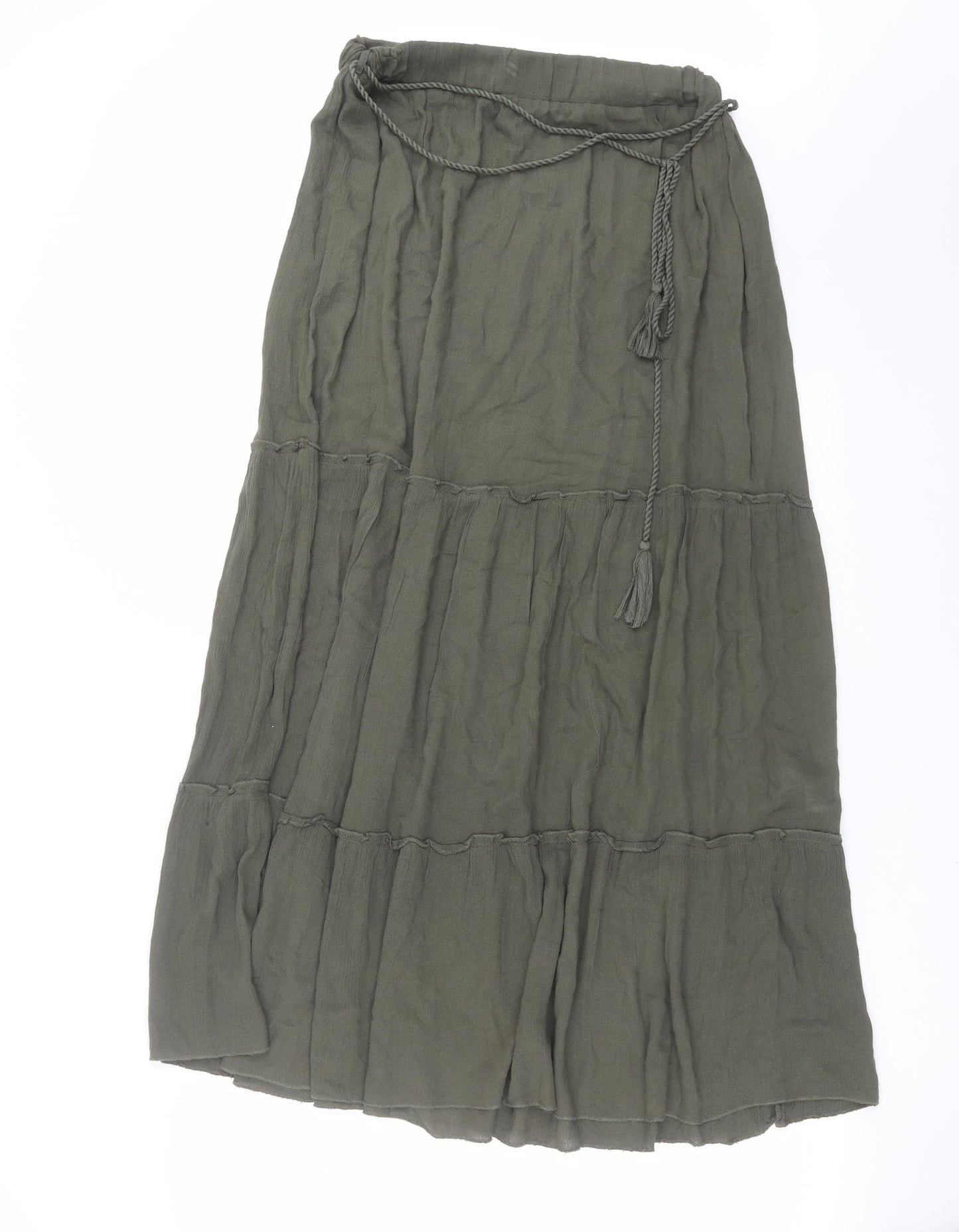 Papaya Womens Green   Maxi Skirt Size 10