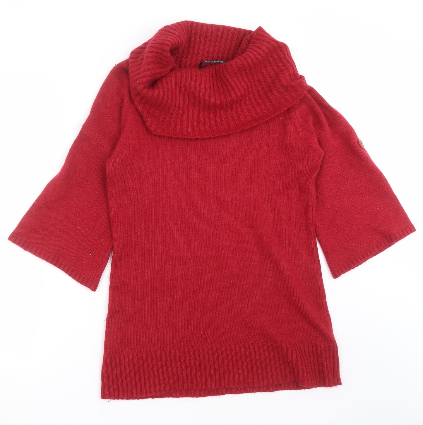 Dorothy Perkins Womens Red  Knit Pullover Jumper Size 16