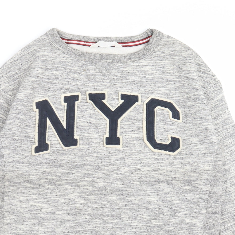 H&M Boys Grey   Pullover Sweatshirt Size 14 Years  - nyc