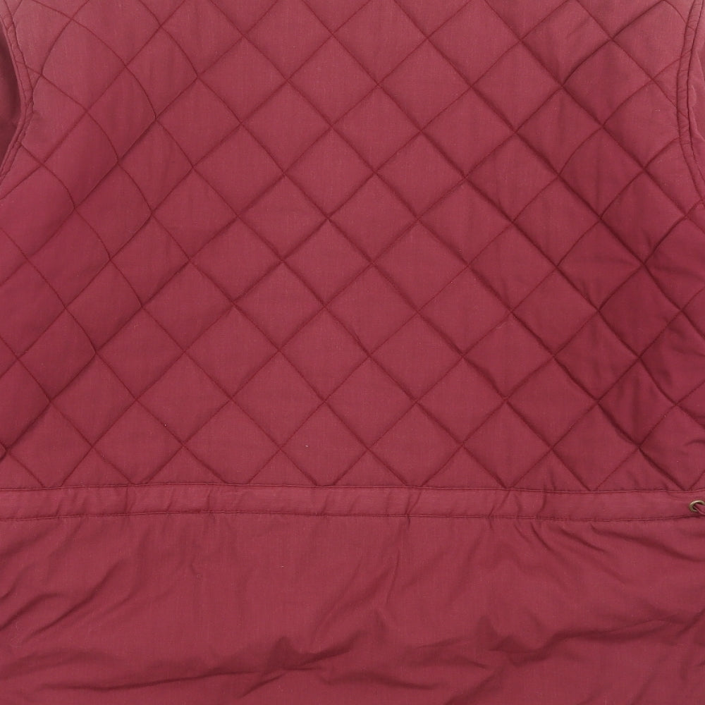FASHION EXTRA Womens Purple   Quilted Jacket Size 14  - burgundy