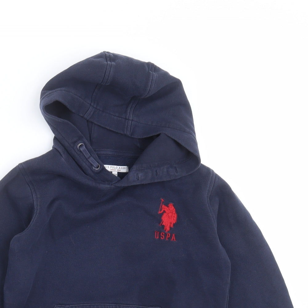 US Polo Assn. Boys Blue   Pullover Hoodie Size 7-8 Years