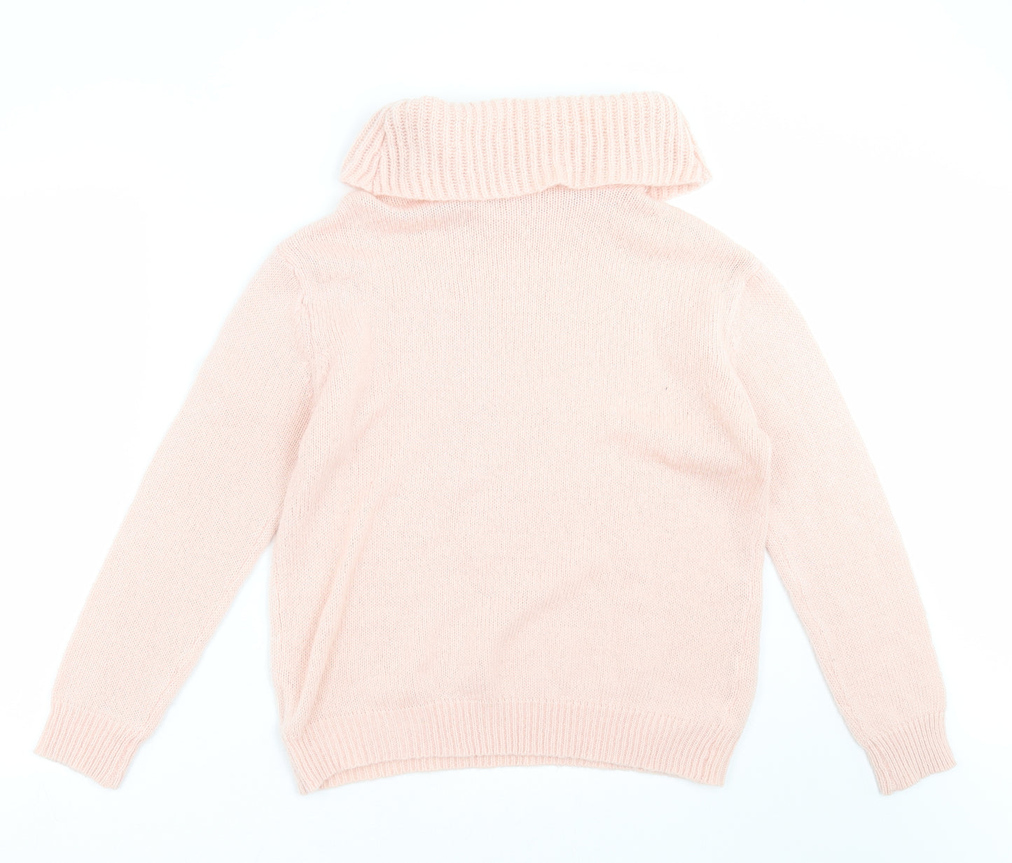 Preworn Womens Pink  Knit Pullover Jumper Size L