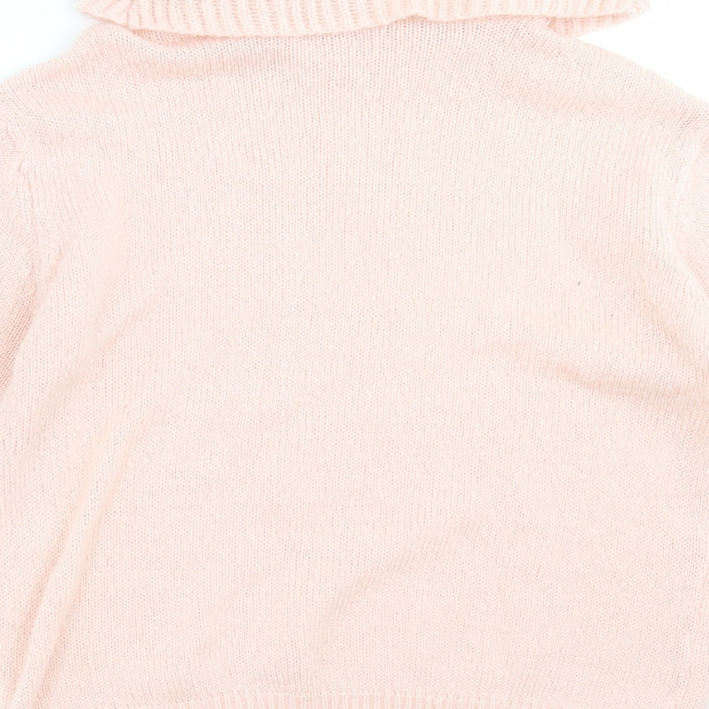 Preworn Womens Pink  Knit Pullover Jumper Size L