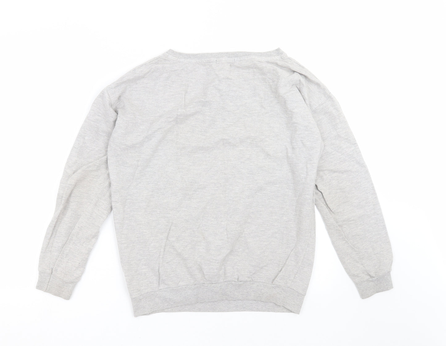 Lustre Womens Grey   Pullover Sweatshirt Size 12  - new york