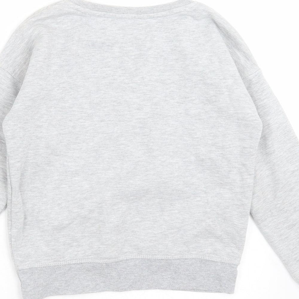 Primark Boys Grey   Pullover Sweatshirt Size 7-8 Years  - New york