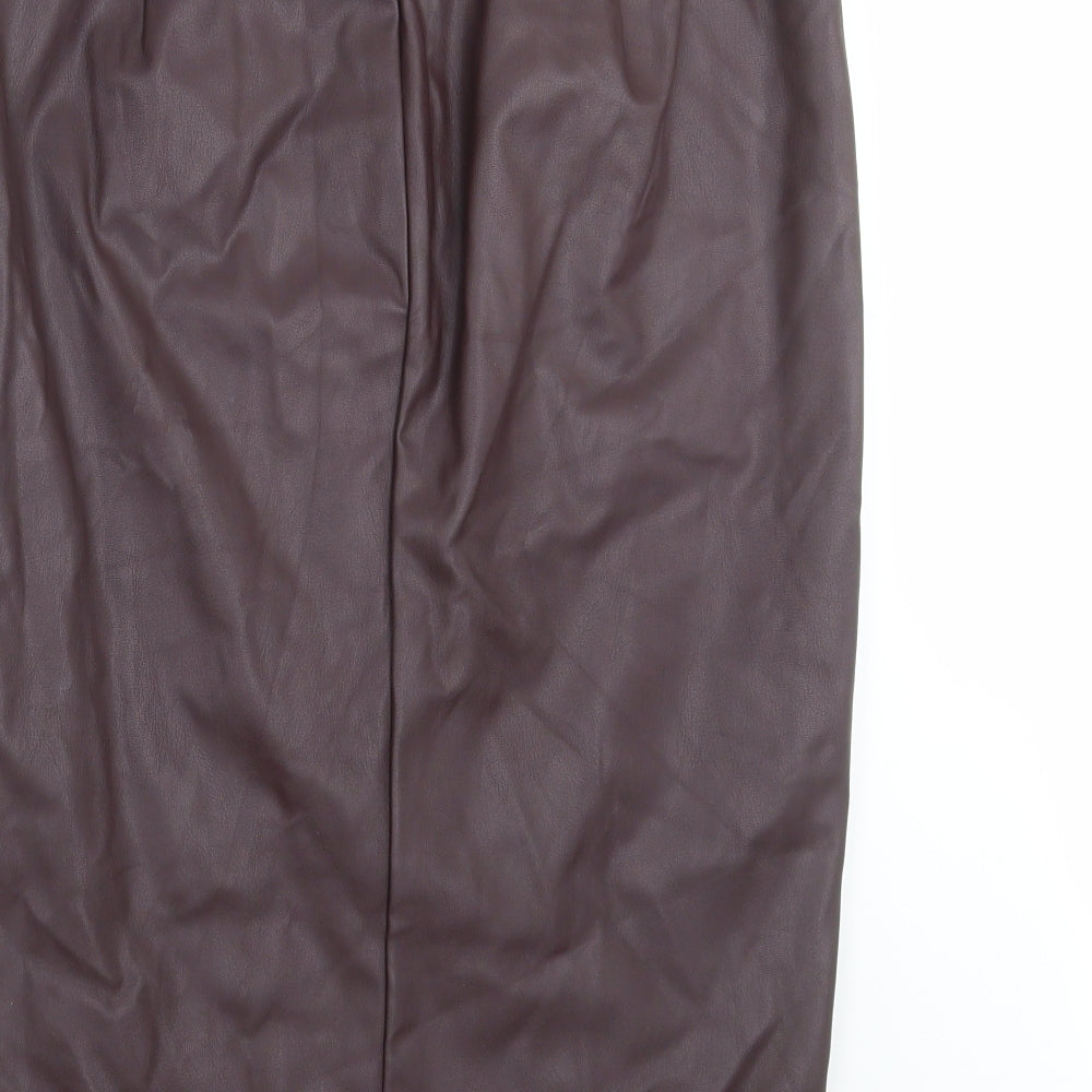 F&F Womens Purple   Straight & Pencil Skirt Size 14