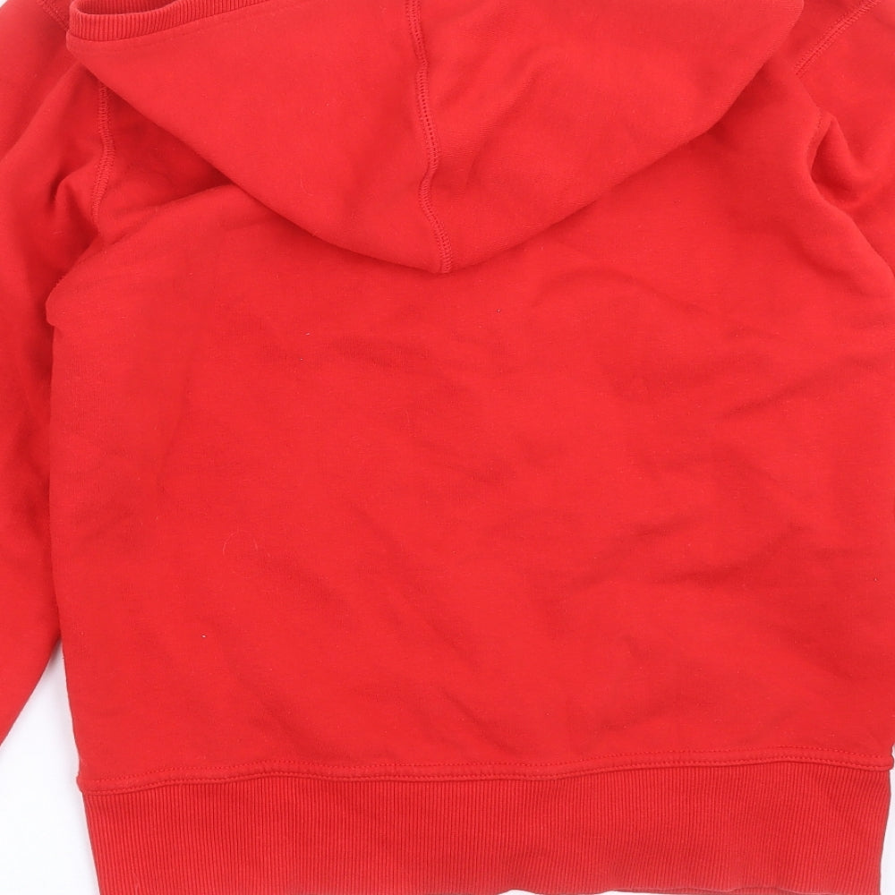 B&C Mens Red   Full Zip Hoodie Size S