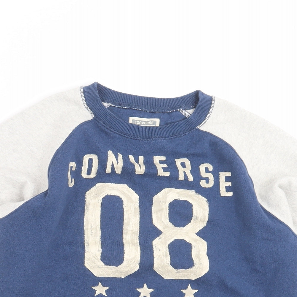 Converse Boys Blue   Pullover Sweatshirt Size 12-13 Years