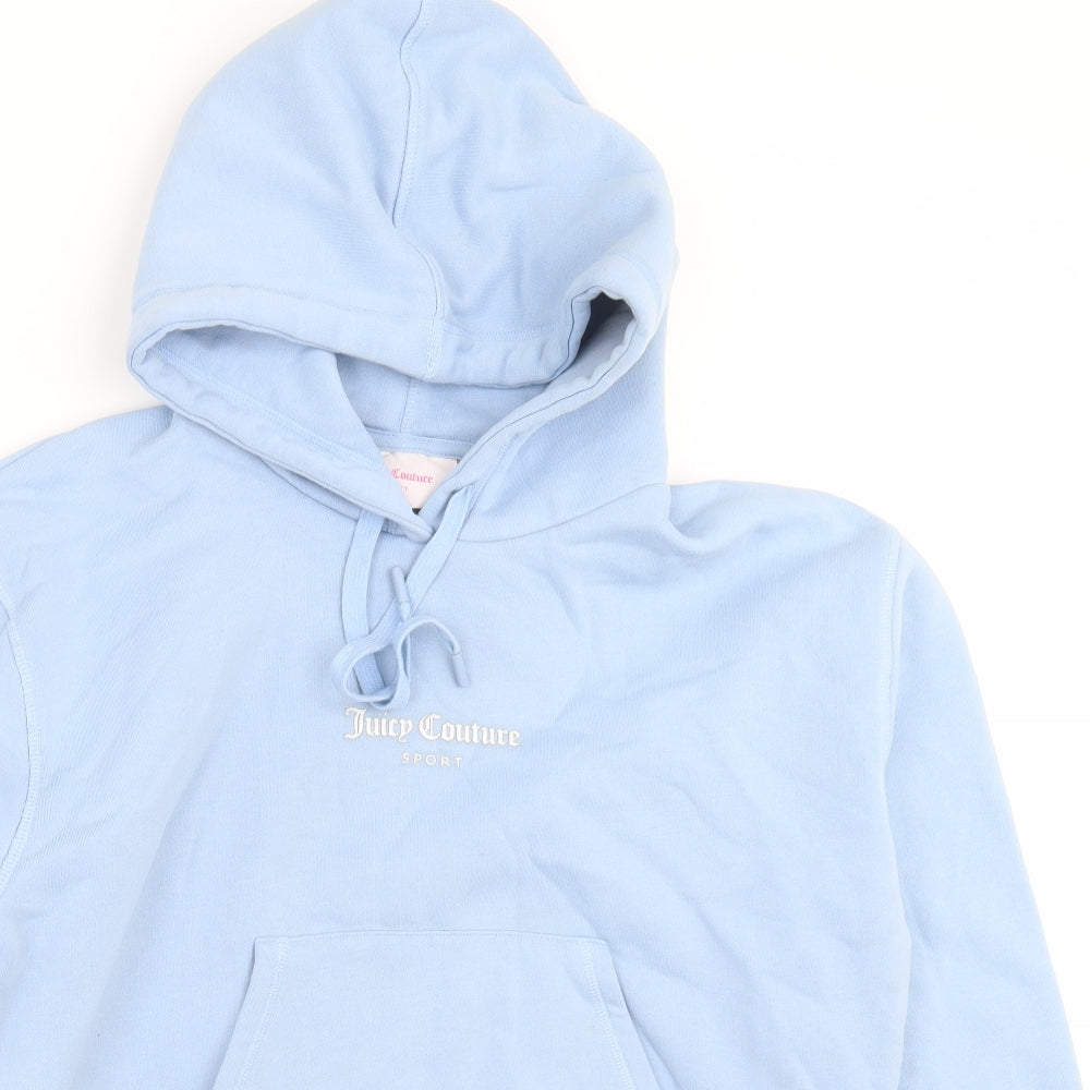 Juicy Couture Womens Blue   Pullover Hoodie Size 2XL