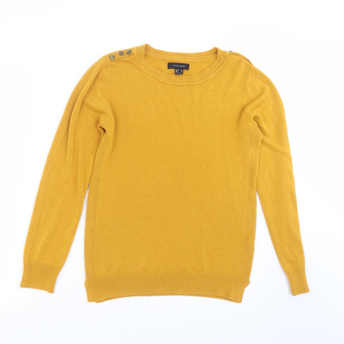 Primark Womens Yellow  Knit Pullover Jumper Size 12
