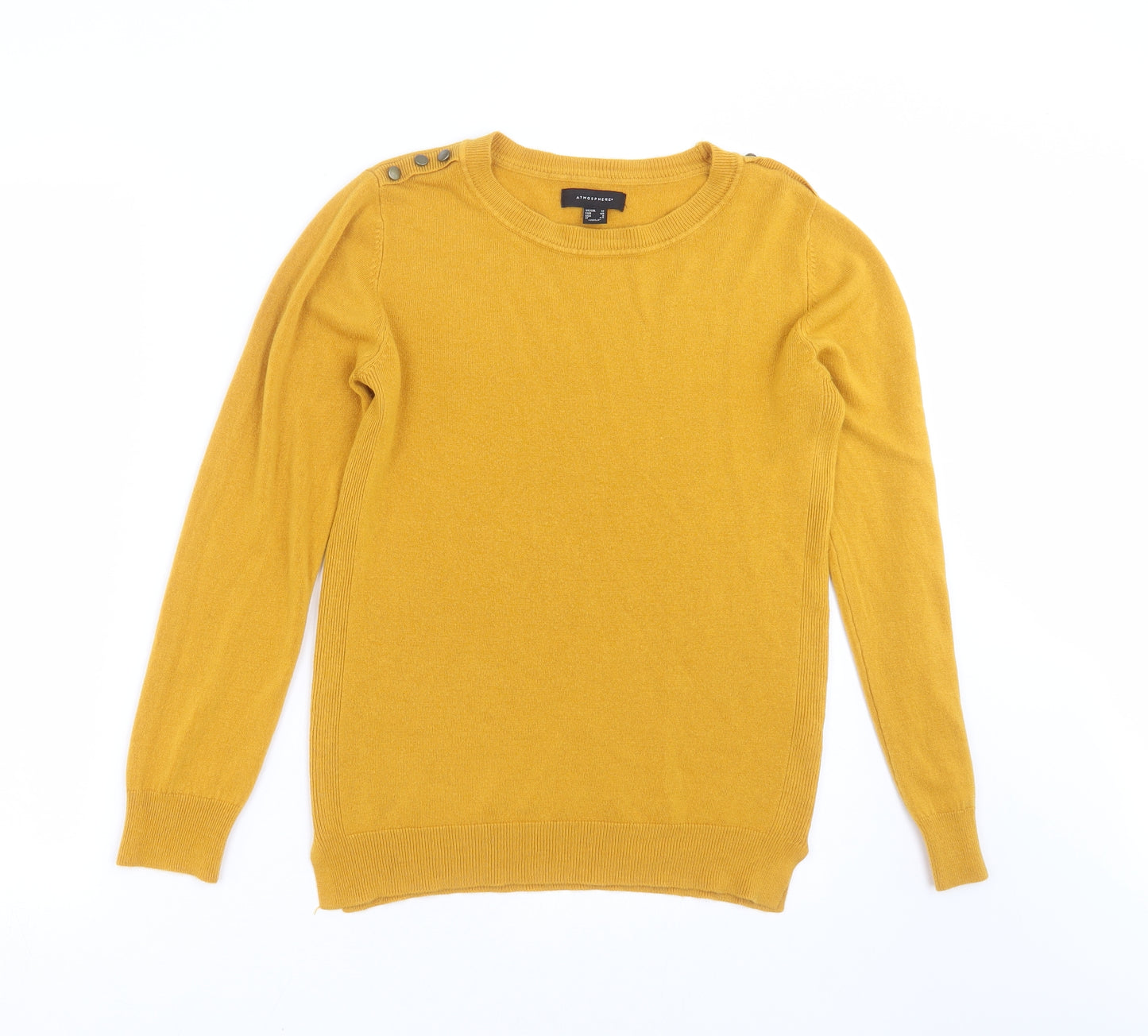 Primark Womens Yellow  Knit Pullover Jumper Size 12