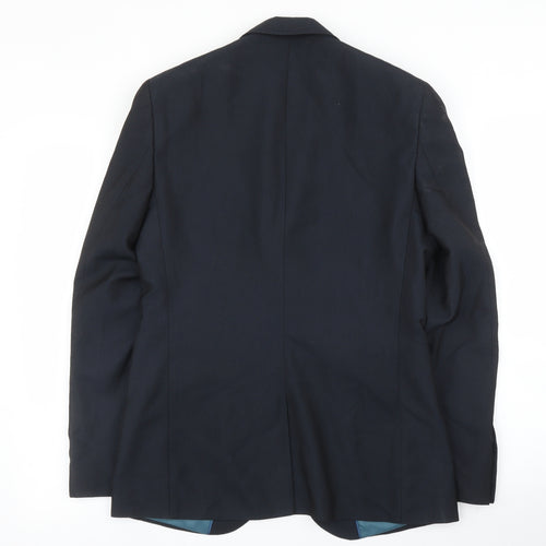 M&S Mens Blue   Jacket Suit Jacket Size 36
