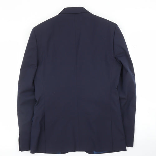 M&S Mens Blue   Jacket Suit Jacket Size 38