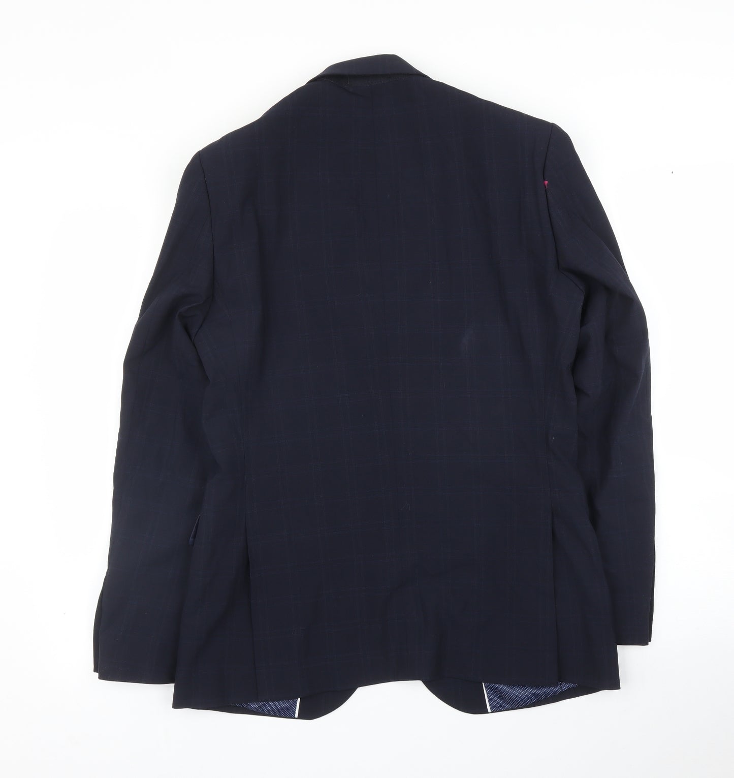 M&S Mens Blue   Jacket Suit Jacket Size 38