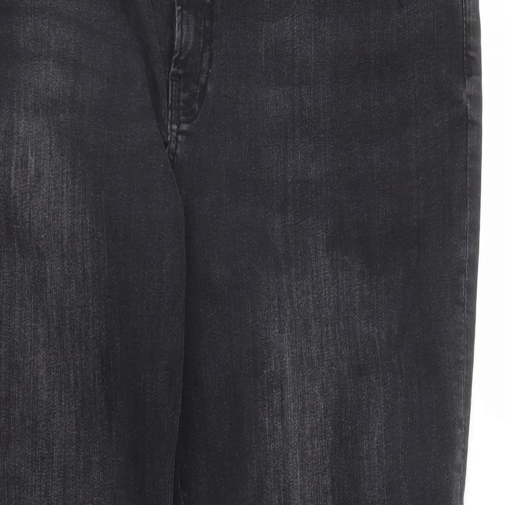 Primark Womens Black  Denim Skinny Jeans Size 18 L29 in