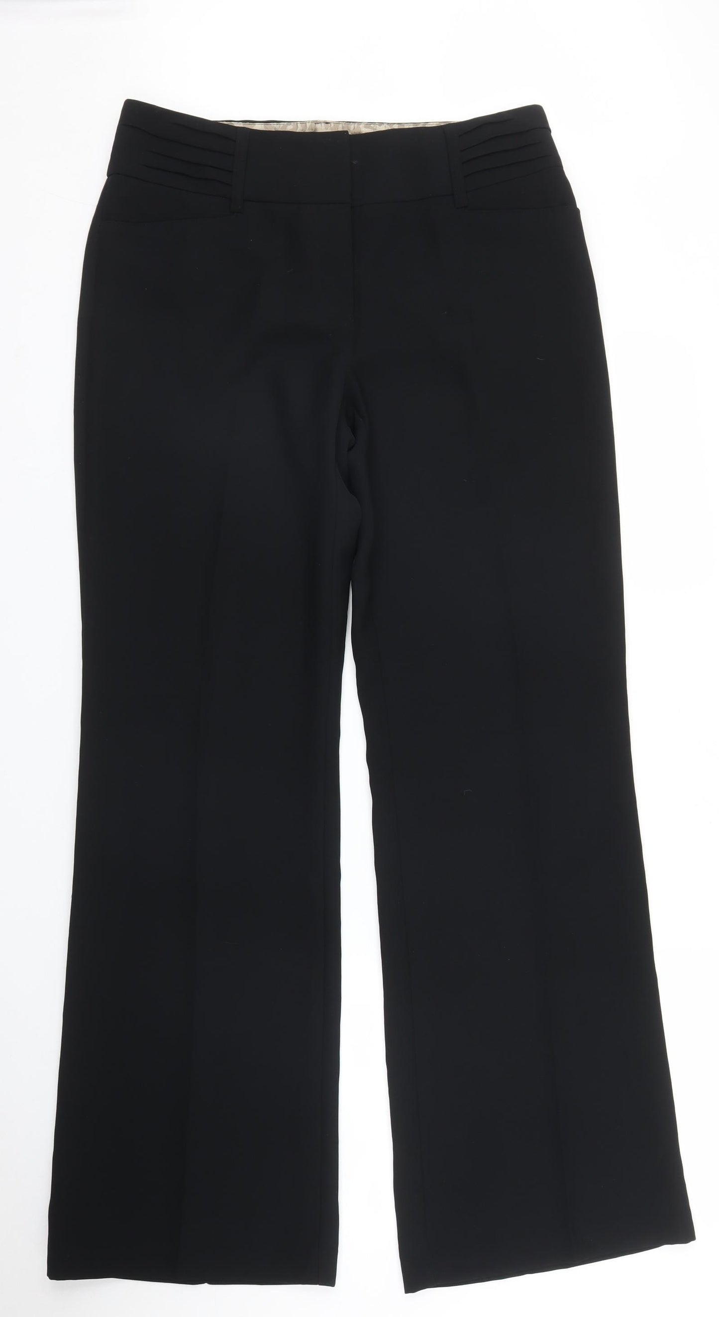 NEXT Womens Black   Trousers  Size 12 L33 in