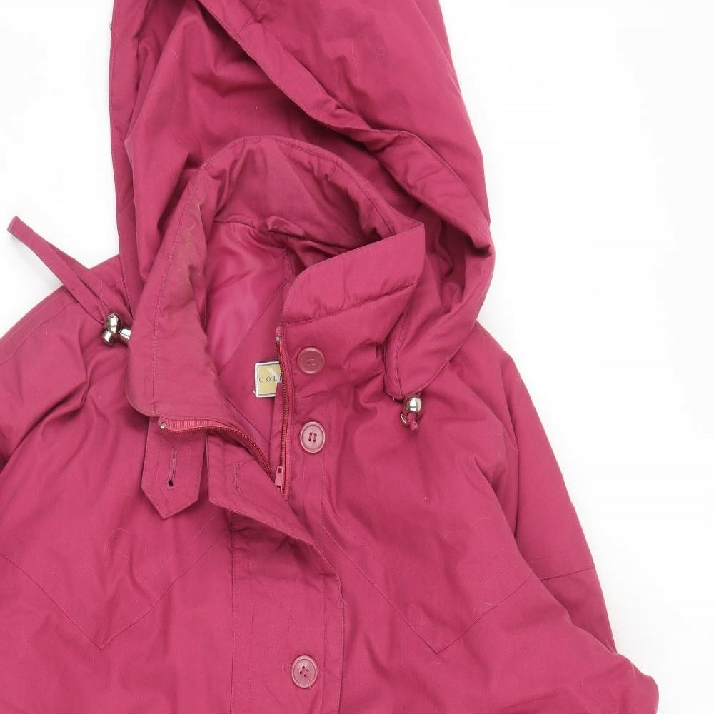 YS Collection Womens Pink   Parka Coat Size 20