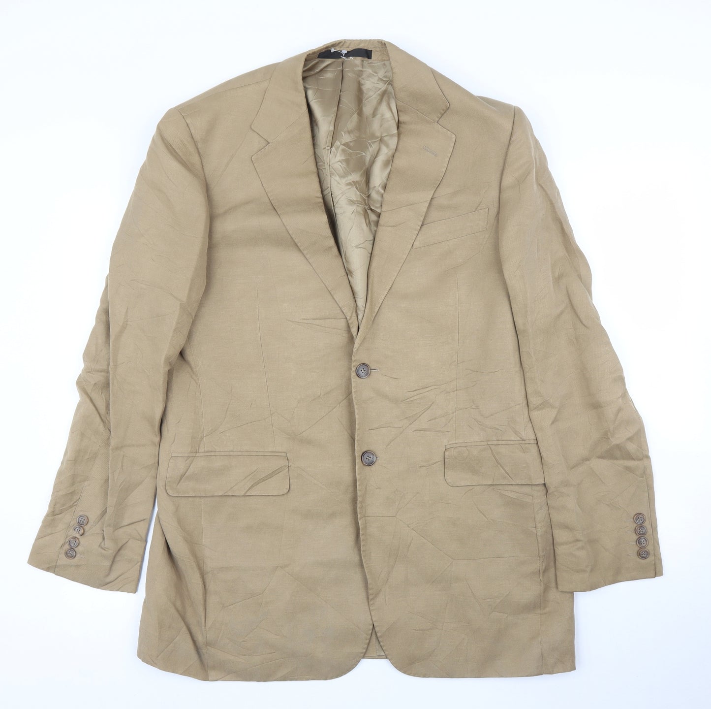 M&S Mens Beige   Jacket Blazer Size 40
