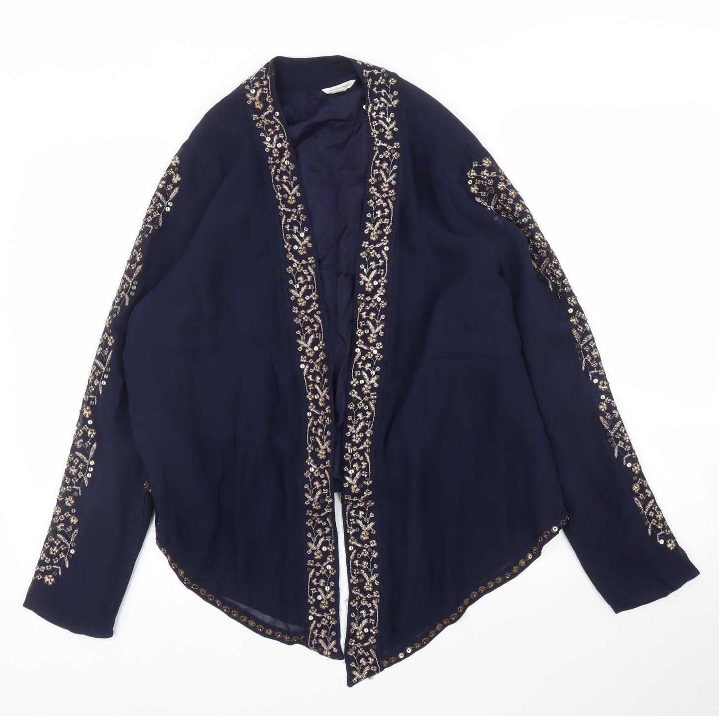 Monsoon Womens Blue   Kimono Blouse Size 12