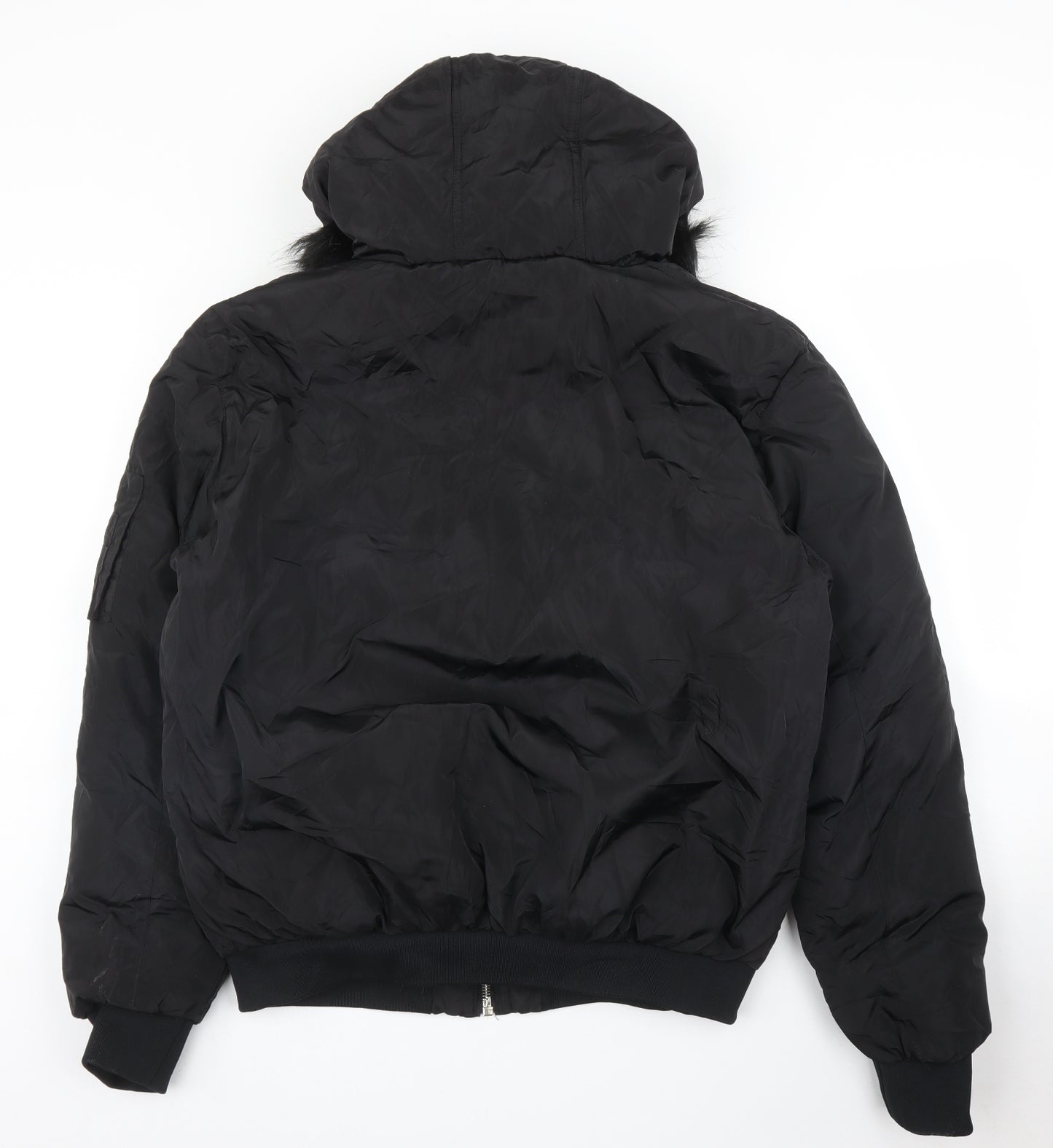 Couture Club Mens Black   Bomber Jacket Coat Size M