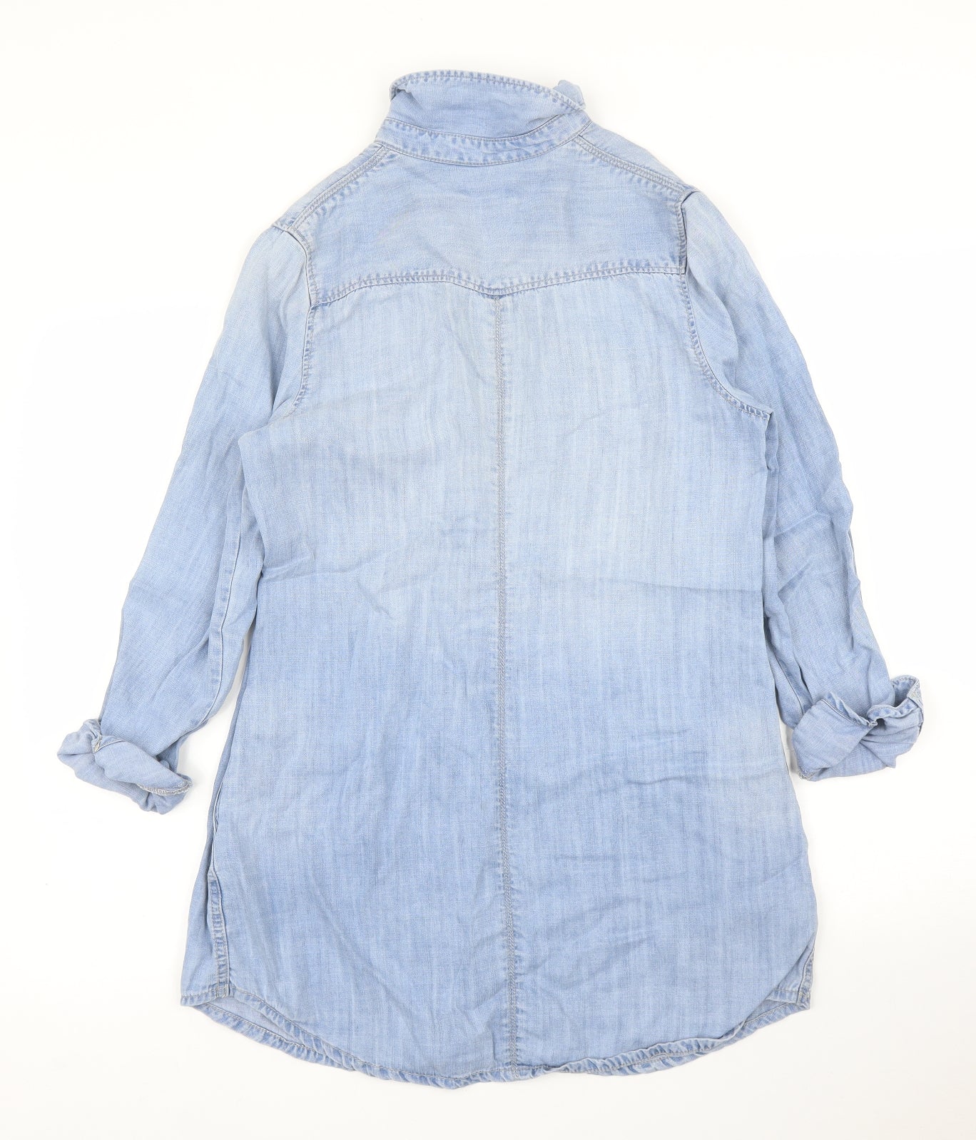 Papaya Womens Blue   Tunic Blouse Size 12