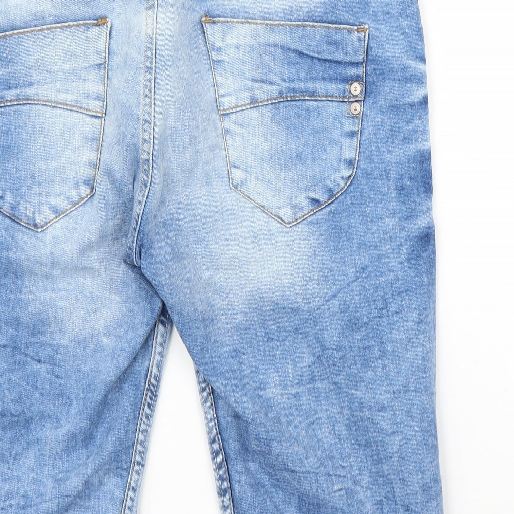 Primark Womens Blue  Denim Bermuda Shorts Size 12