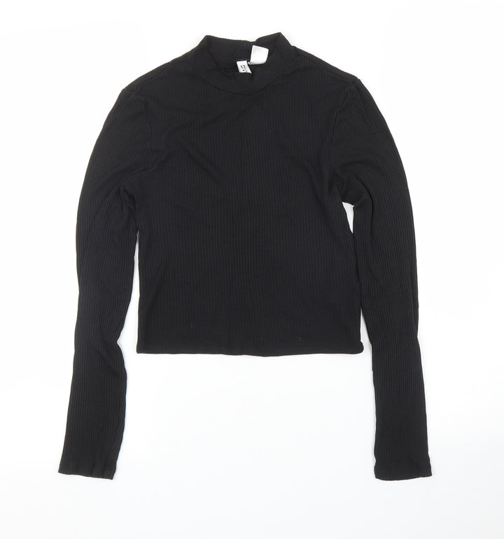 H&M Womens Black   Basic T-Shirt Size XS