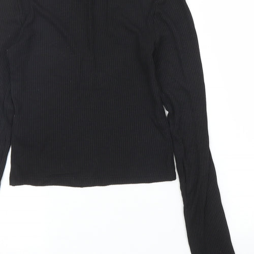 H&M Womens Black   Basic T-Shirt Size XS