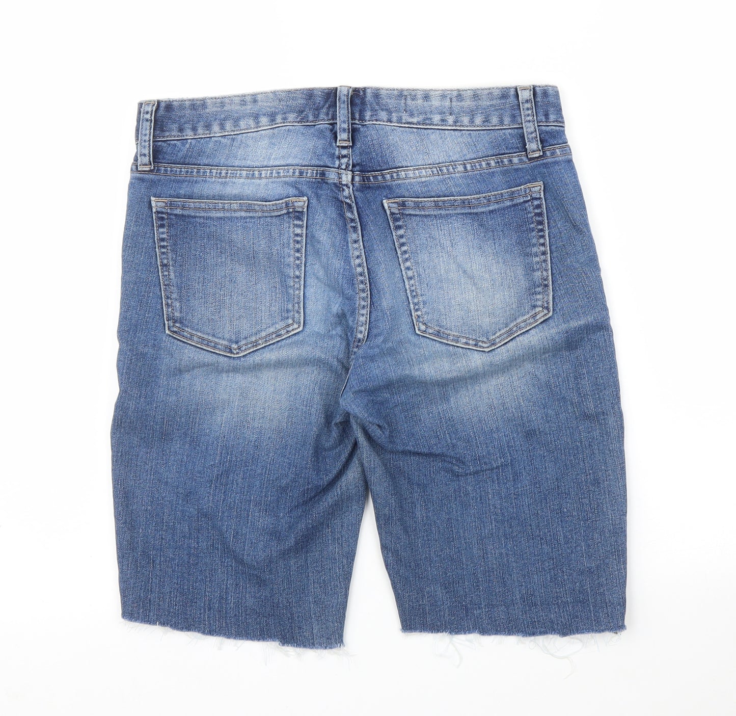 Gap Mens Blue  Denim Bermuda Shorts Size 26 in