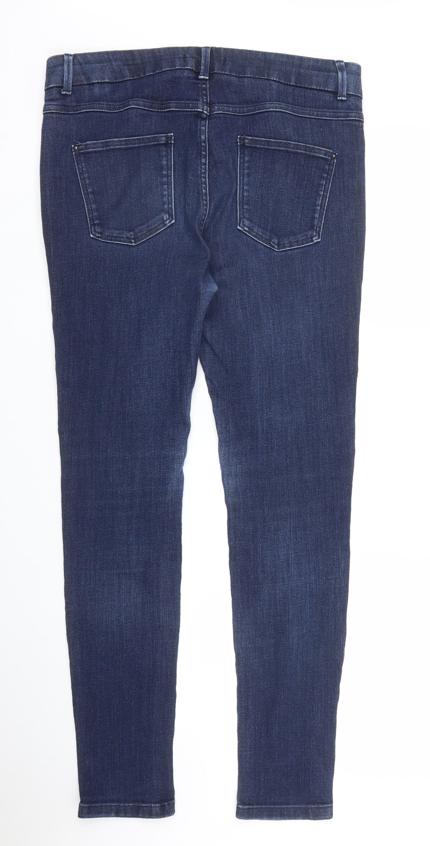 M&S Womens Blue  Denim Jegging Jeans Size 14 L29 in