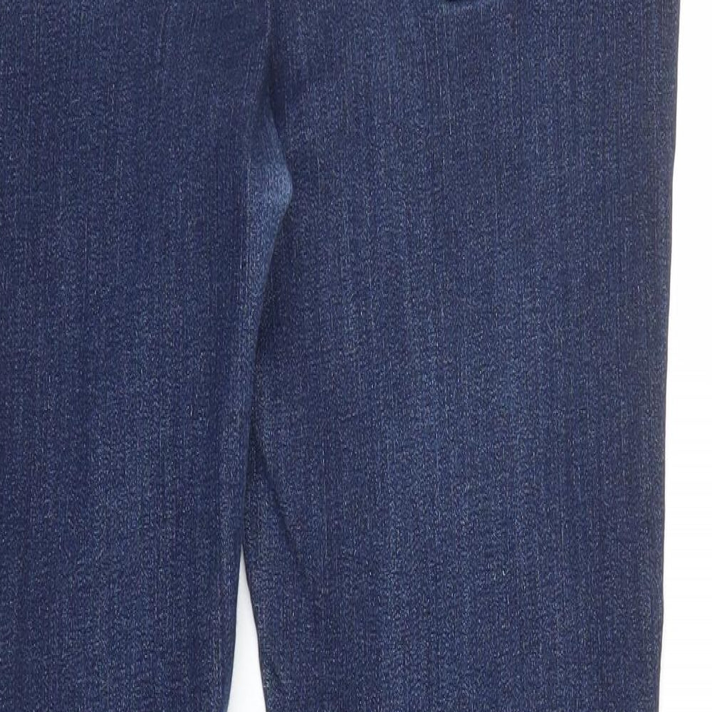M&S Womens Blue  Denim Jegging Jeans Size 14 L29 in